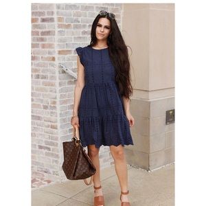 Nursing queen nursing dress size small navy